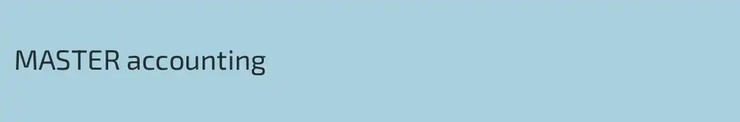 MASTER accounting